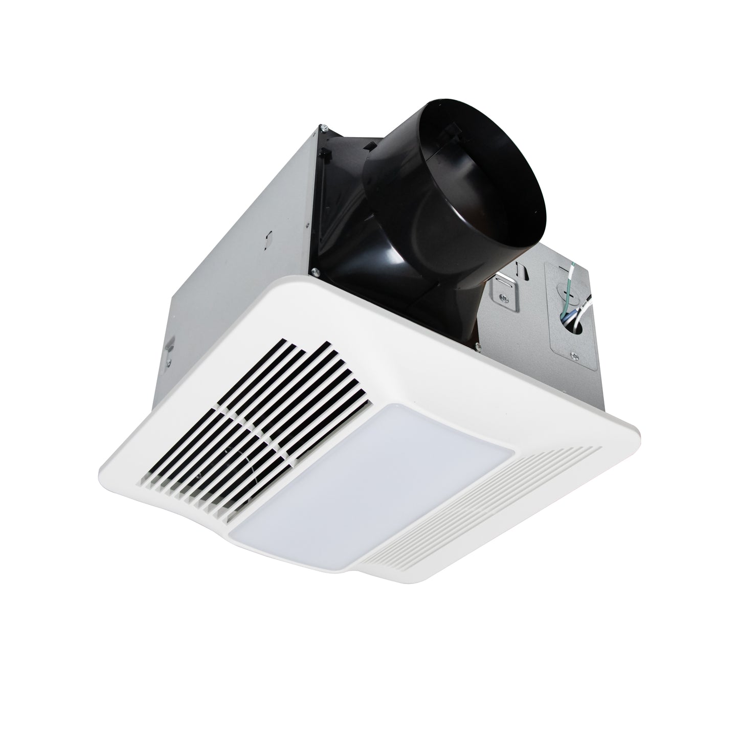 Awoco Bathroom Exhaust Fan 120 LED, Powerful CFM, Ultra-Quiet Sone, Bathroom Ceiling Fan with duct size variation, ETL Certified Ventilation Fan