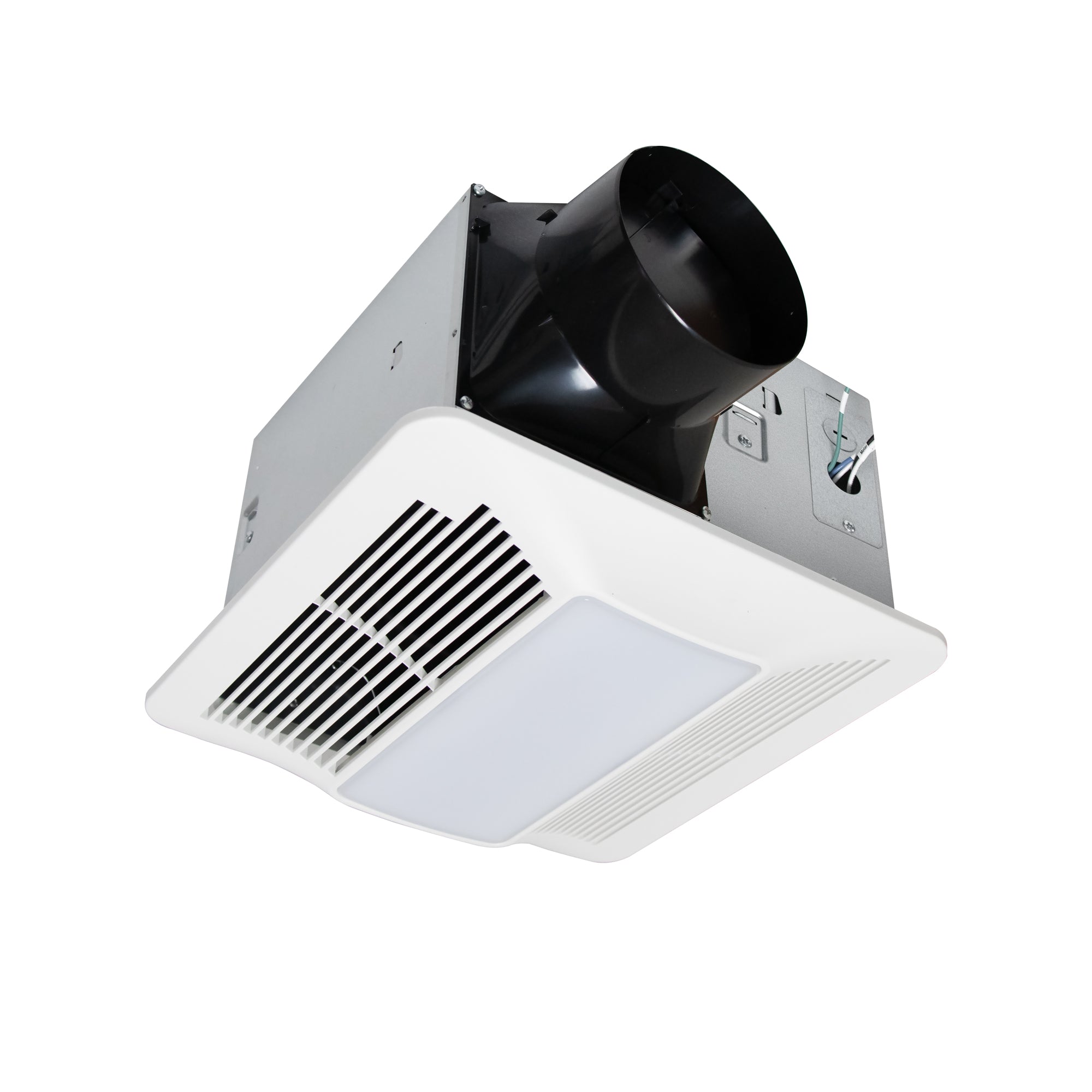 Awoco Bathroom Exhaust Fan 150 LED, Powerful CFM, Ultra-Quiet Sone, Bathroom Ceiling Fan with duct size variation, ETL Certified Ventilation Fan