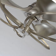 27" Bucholz Industrial Ceiling Fan - Brushed Nickel, DC Motor, Reversible