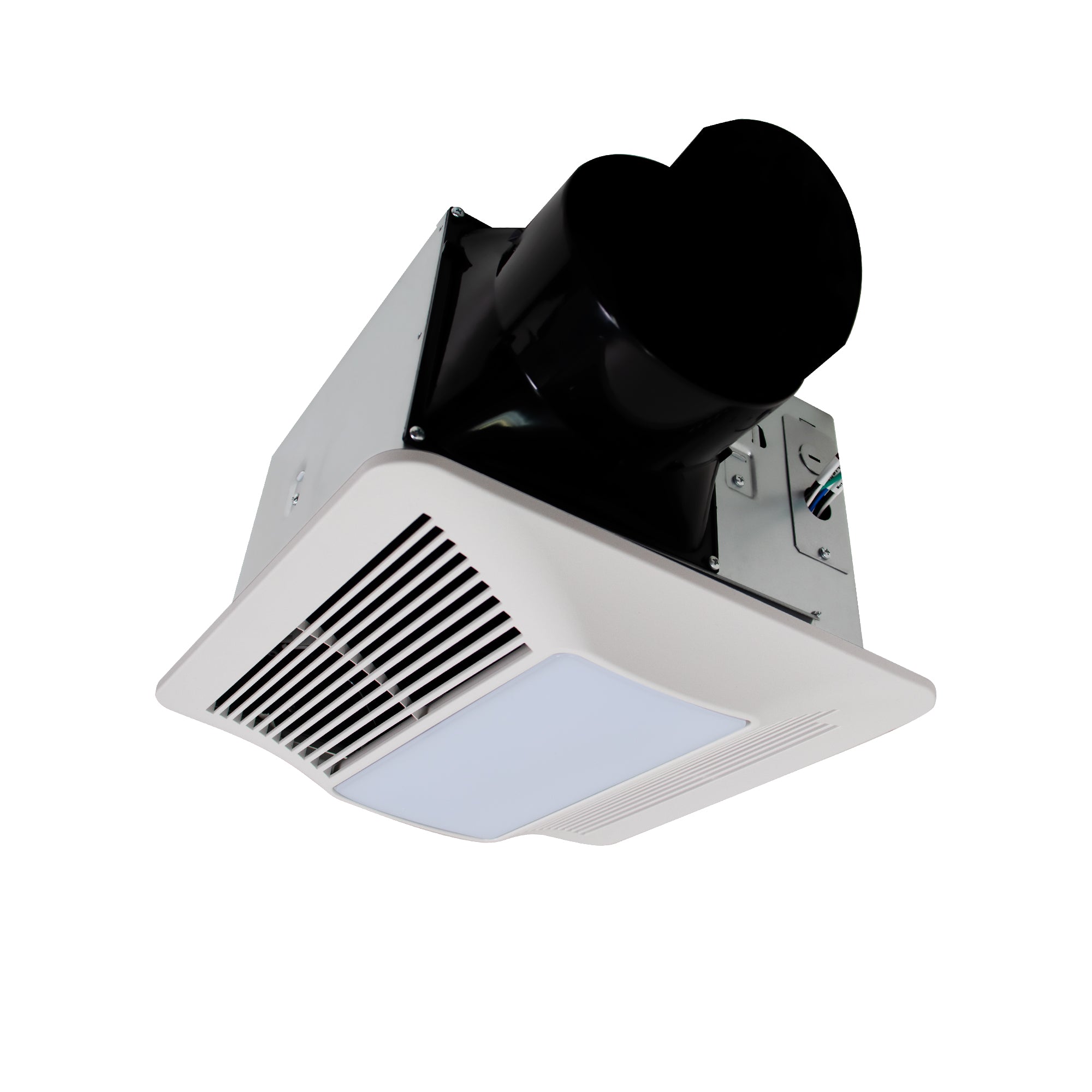 Awoco Bathroom Exhaust Fan 120 LED with Humidity Sensor, Powerful CFM, Ultra-Quiet Sone, Bathroom Ceiling Fan with duct size variation, ETL Certified Ventilation Fan