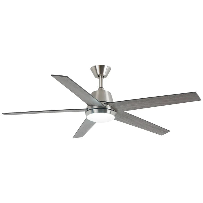 52" Vaczon Otis LED Ceiling Fan - App & Remote Control, Downrod Mount