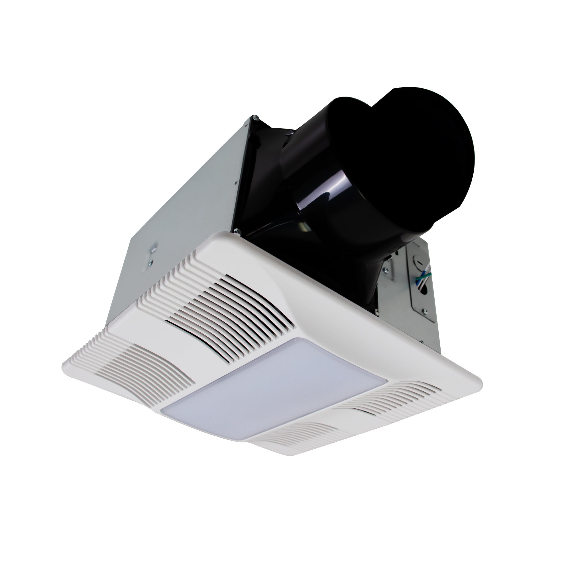 Awoco Bathroom Exhaust Fan 150 LED, Powerful CFM, Ultra-Quiet Sone, Bathroom Ceiling Fan with duct size variation, ETL Certified Ventilation Fan