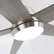 52" Vaczon Otis LED Ceiling Fan - App & Remote Control, Downrod Mount