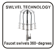 AA Faucet Pull-Down Stainless Steel Single Handle Kitchen Faucet (AR-D0674)