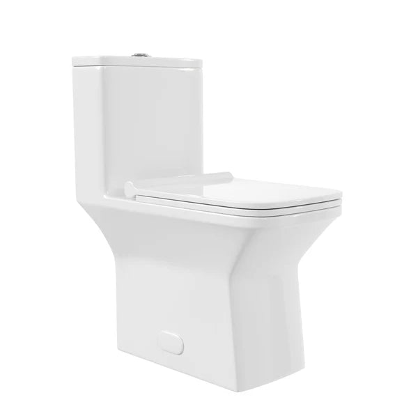 Tankless Smart Bidet Toilet - Auto Flush, Foot Sensor, Heated Seat, Warm Water & Air Dryer
