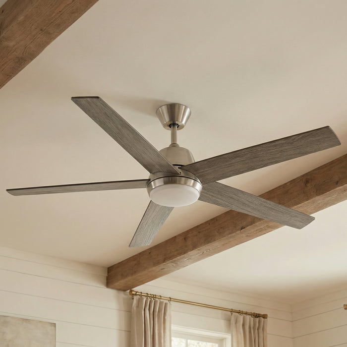 52" Vaczon Otis LED Ceiling Fan - App & Remote Control, Downrod Mount