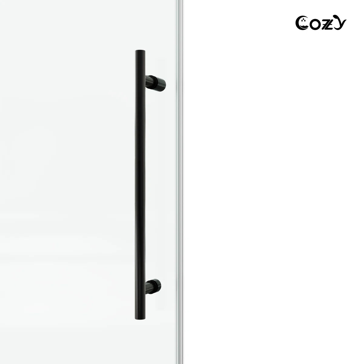 COZY 54" x 60" Frameless Sliding Tub Shower Door | 3/8" Tempered Glass