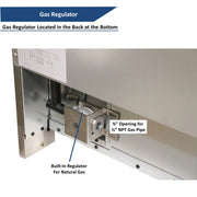 Awoco 36” Freestanding 6 Burners Range with 4.5 cu ft. Convection Oven and 2 Racks (Liquid Propane)