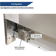 Awoco 36” Freestanding 6 Burners Range with 4.5 cu ft. Convection Oven and 2 Racks (Natural Gas)