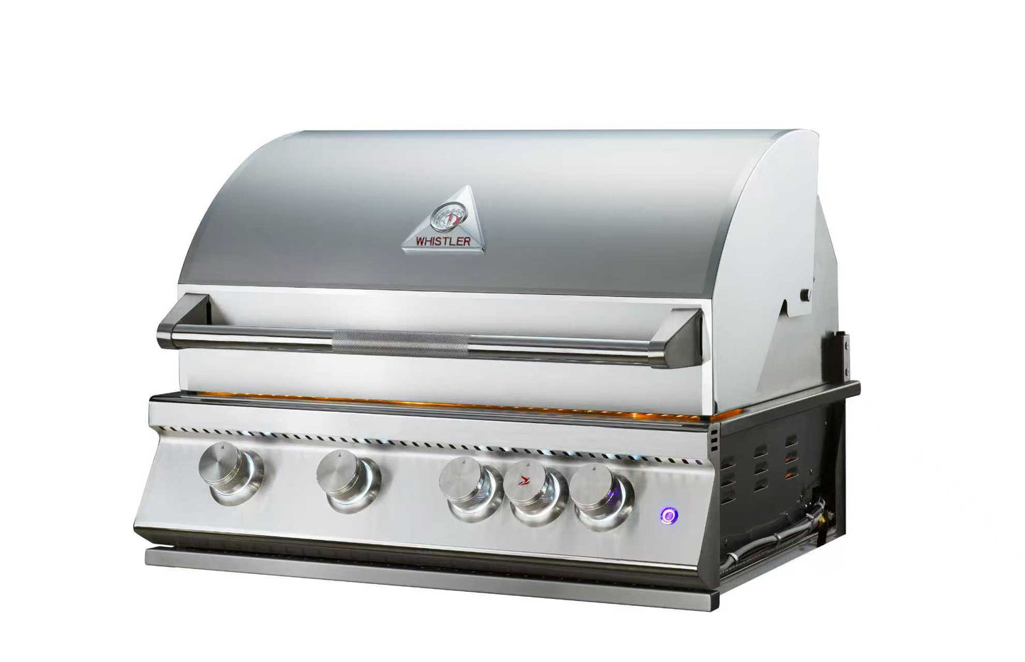 Whistler 32" 4-Burner Built-In Gas Grill with Dual-Color LED Lighting