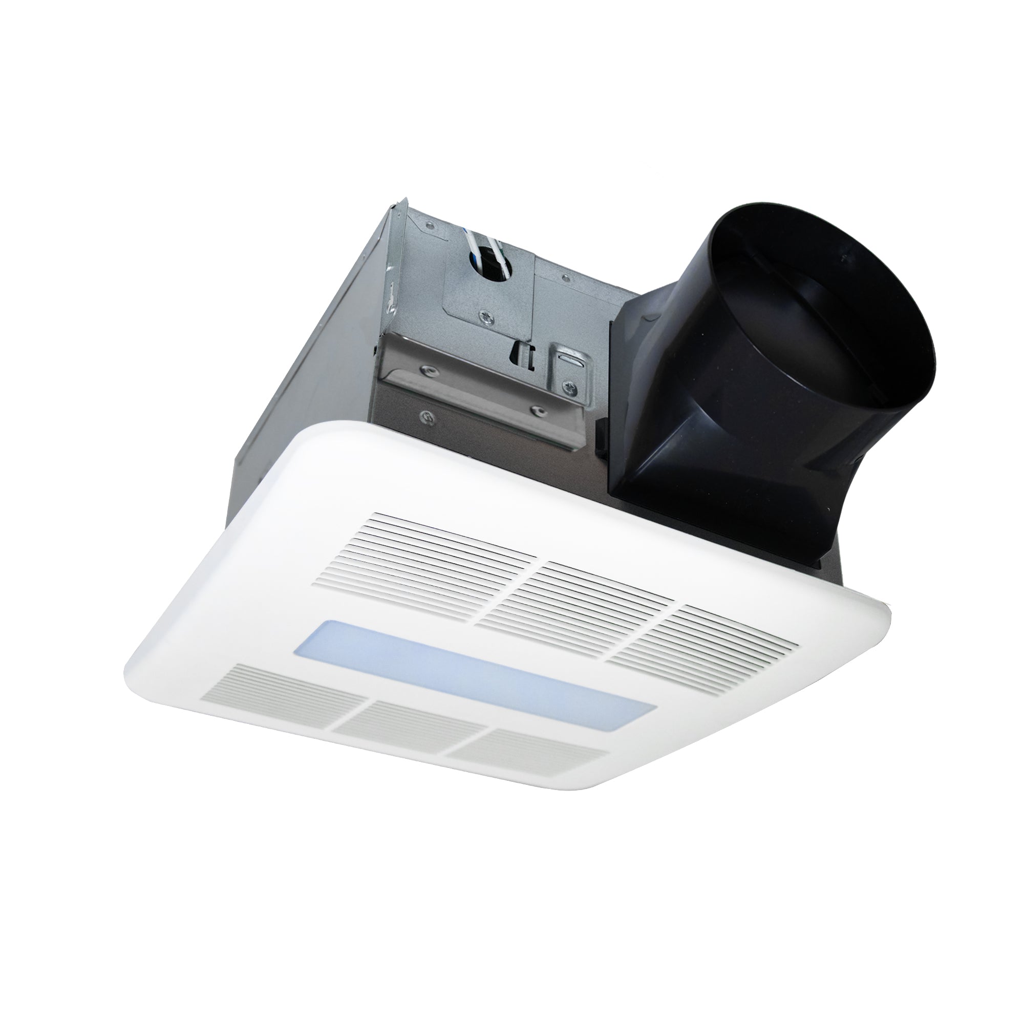 Awoco Bathroom Exhaust Fan 90 LED, Powerful CFM, Ultra-Quiet Sone, Bathroom Ceiling Fan with duct size variation, ETL Certified Ventilation Fan