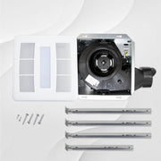 Awoco Bathroom Exhaust Fan 90 LED, Powerful CFM, Ultra-Quiet Sone, Bathroom Ceiling Fan with duct size variation, ETL Certified Ventilation Fan