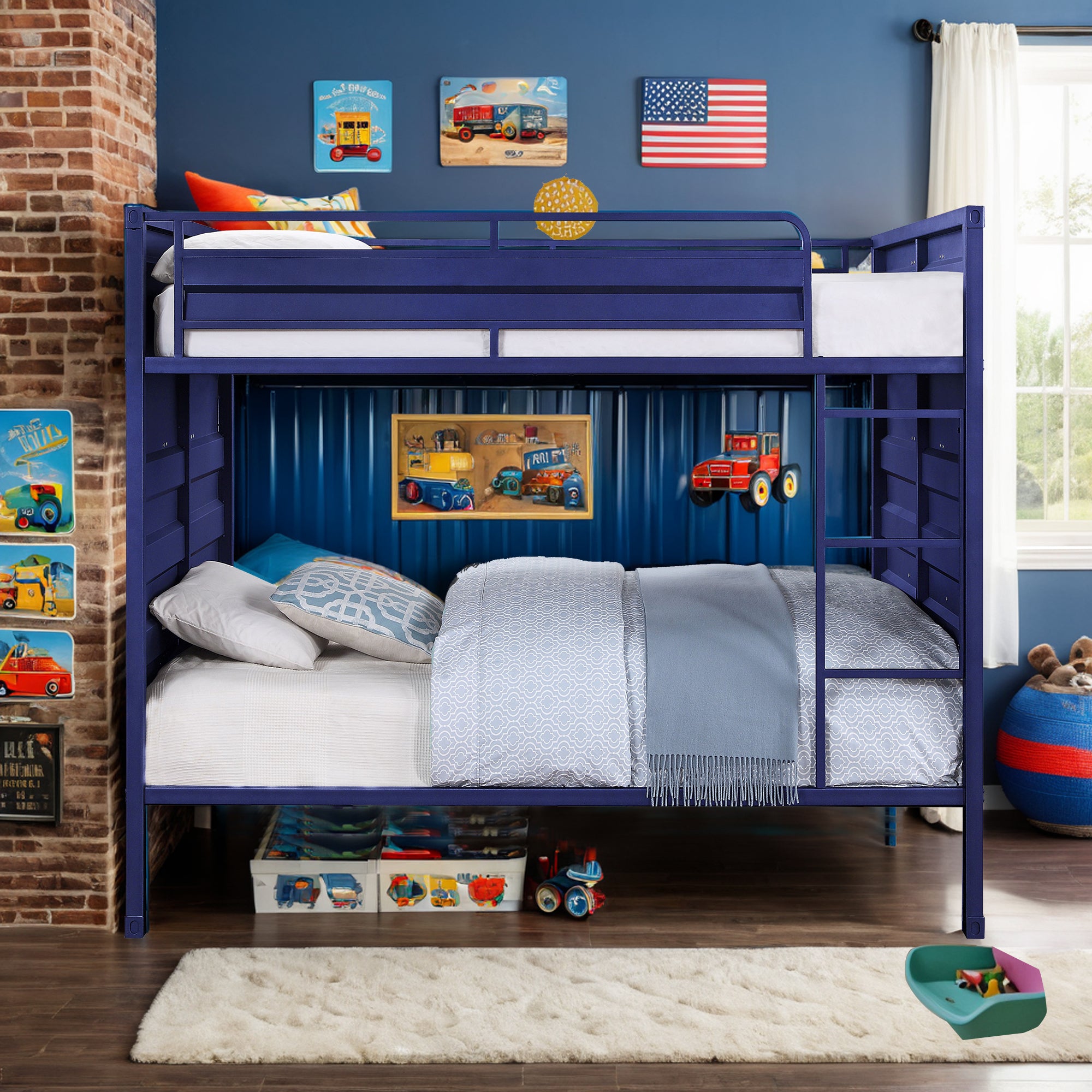 Heavy duty full size bunk beds best sale