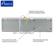 Awoco FM15-M Super Power 2 Speeds Indoor Air Curtain, UL Certified 120V Unheated with an Easy-Install Magnetic Switch