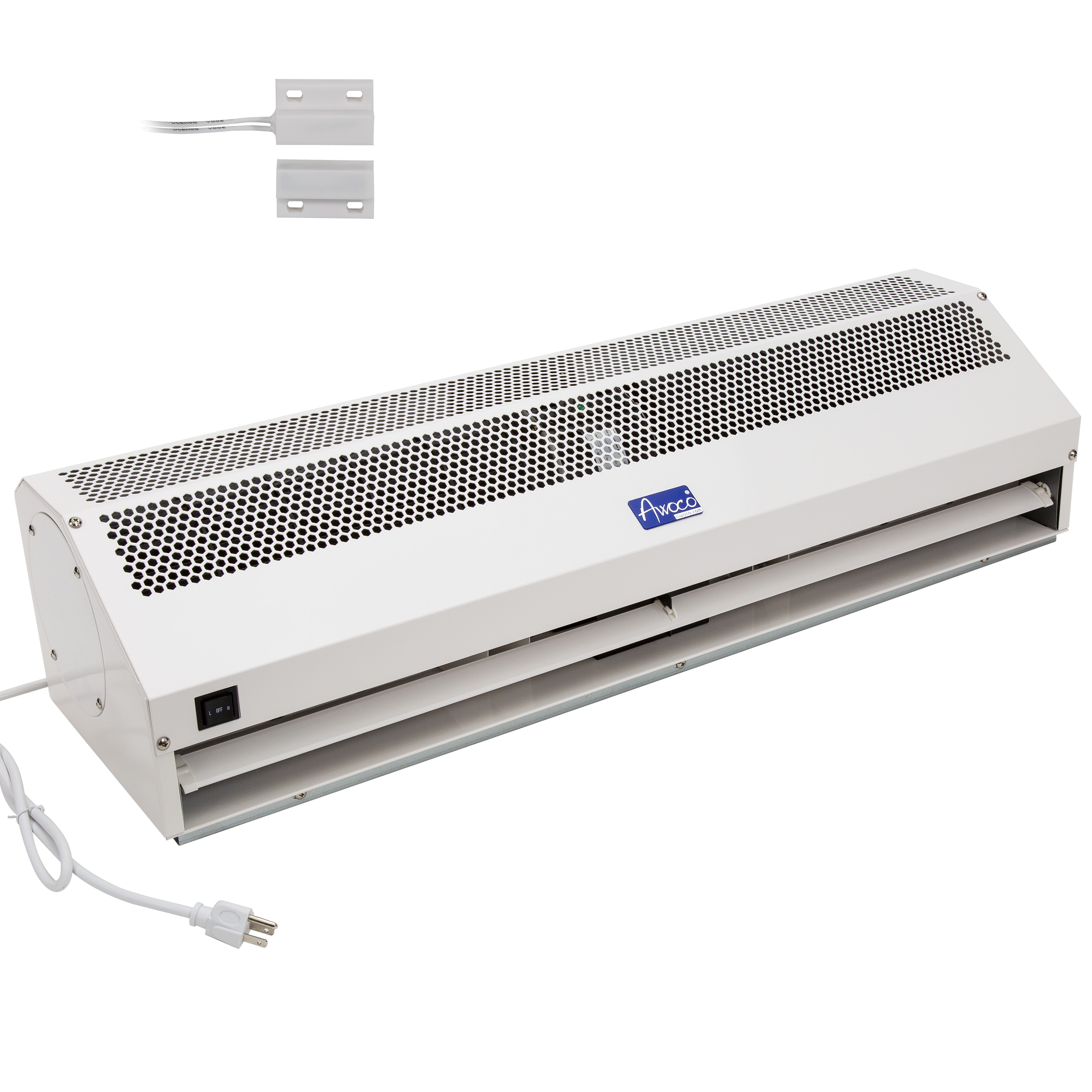 Awoco FM15-M Super Power 2 Speeds Indoor Air Curtain, UL Certified 120V Unheated with an Easy-Install Magnetic Switch