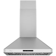 Awoco 30" Wall Mount Stainless Steel Range Hood, 3 Speeds 6” Round Top Vent 800CFM 2 LED Lights with Remote Control