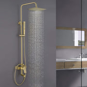 Rbrohant 3-Function Rain Shower Faucet System with Tub Spout