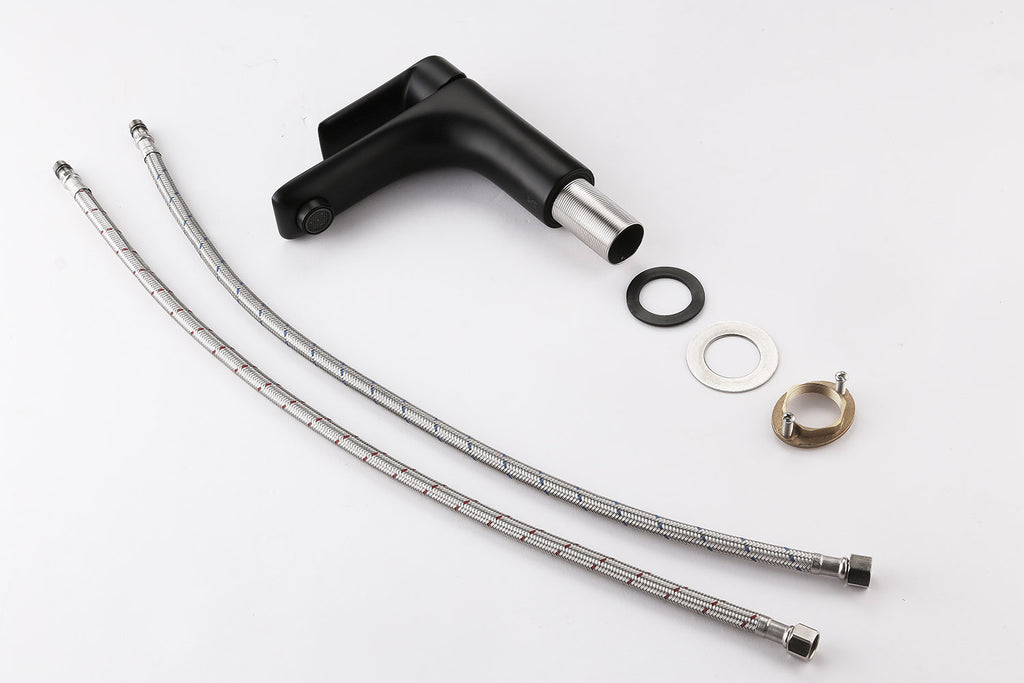 AA Faucet Brushed Nickel Single Handle Bathroom Faucet (AR-D3086)