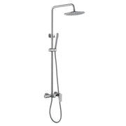 Rbrohant 3-Function Black Rain Shower System - High Pressure Rainfall Head, Handheld & Tub Spout, CEC Compliant