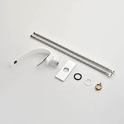 Rbrohant Modern Bathroom Faucet - C-Shape Design, Single Handle, CEC Compliant, cUPC Certified