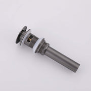 Rbrohant JK0437 现代高款面盆龙头，带单把手和弹跳式下水器，适用于台上盆浴室水龙头