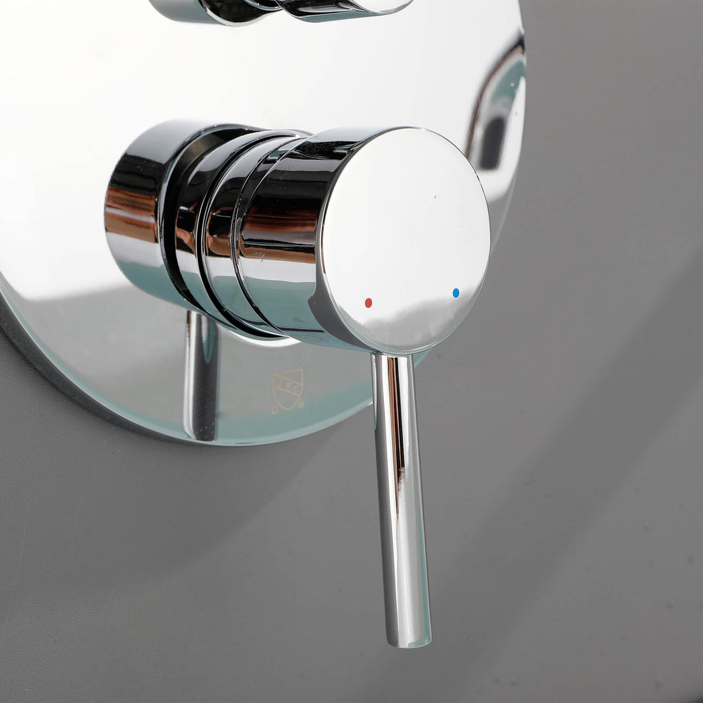 Rbrohant Wall-Mounted Tub Filler with Shower Wand for Modern Bathroom Wall Installation