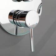 Rbrohant Wall-Mounted Tub Filler with Shower Wand for Modern Bathroom Wall Installation