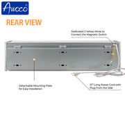 Awoco FM35-M Elegant 2 Speeds Air Curtain, UL Certified 120V Unheated with an Easy-Install Magnetic Switch