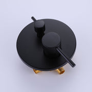 Rbrohant Wall-Mounted Tub Filler with Shower Wand for Modern Bathroom Wall Installation