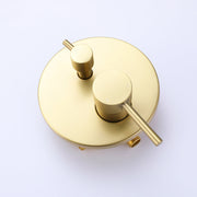Rbrohant Wall-Mounted Tub Filler with Shower Wand for Modern Bathroom Wall Installation