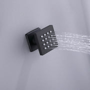 Rbrohant Shower System with Handheld, 4-Body Jets & Rain Shower - cUPC Pressure Balance Valve, CEC Certified, Lifetime Warranty