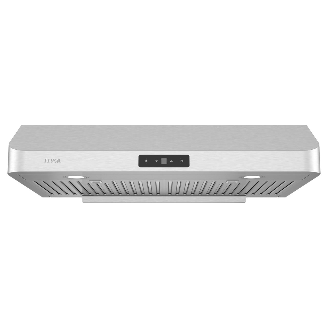 Leyso Simple 30" Under Cabinet Stainless Steel Range Hood, Digital 4-Speed Control 900 CFM 2 LED Lights Baffle Filters