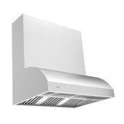 Awoco 48" Outdoor BBQ Vent Hood 18" High Type 304 Stainless Steel, 4 Speeds 2000 CFM, Dual Blowers, Adjustable LED Lights, 8” Round Top Vent + 36"H Chimney Cover.