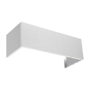 Awoco 36" Outdoor BBQ Vent Hood 18" High Type 304 Stainless Steel, 4 Speeds 1000 CFM, Adjustable LED Lights, 8” Round Top Vent + 12" Chimney Cover