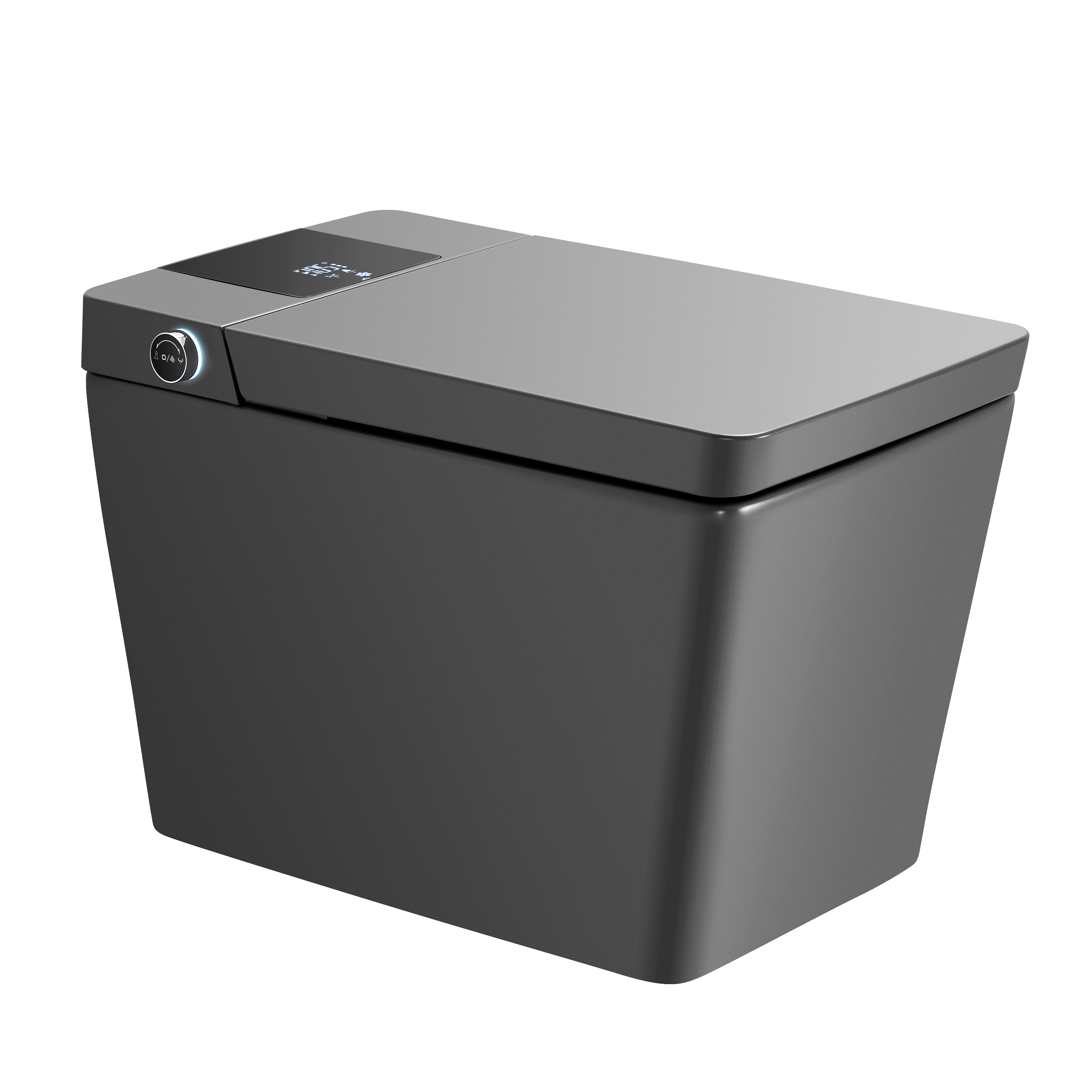 Awoco Smart Toilet - Luxury Series | Auto Flush, Heated Seat, Warm Air Dryer, 4 Wash Modes, Radar + Foot Sensor, Remote Control, Antibacterial Ceramic | White / Matte Black / Matte Gray