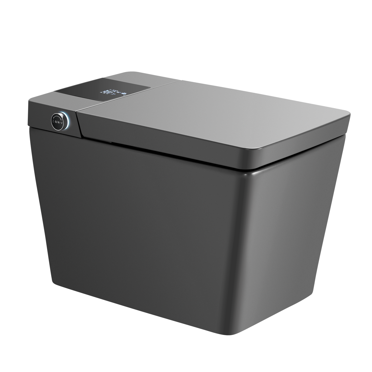 Awoco Smart Toilet - Luxury Series | Auto Flush, Heated Seat, Warm Air Dryer, 4 Wash Modes, Radar + Foot Sensor, Remote Control, Antibacterial Ceramic | White / Matte Black / Matte Gray