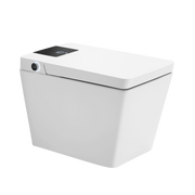 Awoco Smart Toilet - Luxury Series | Auto Flush, Heated Seat, Warm Air Dryer, 4 Wash Modes, Radar + Foot Sensor, Remote Control, Antibacterial Ceramic | White / Matte Black / Matte Gray