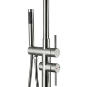 Rbrohant JK0317 不锈钢户外淋浴器 可调节高度独立式淋浴器带花洒和手持喷头