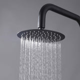Rbrohant JK0405 316不锈钢高压户外淋浴器，带手持花洒和顶喷花洒