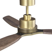 56" Perimost Louise Ceiling Fan - Solid Wood Blades, Remote Ready