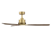 56" Perimost Louise Ceiling Fan - Solid Wood Blades, Remote Ready