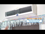 Awoco FM12 Slimline 2 Speeds Air Curtain, CE Certified 120V Unheated with an Easy-Install Magnetic Switch