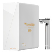 Waterdrop X14 Black/White Tankless Reverse Osmosis System | 1400 GPD | 11-Stage Filtration | UV Sterilization | Alkaline Mineral Technology | Smart Faucet | NSF/ANSI 42, 58 & 372 Certified